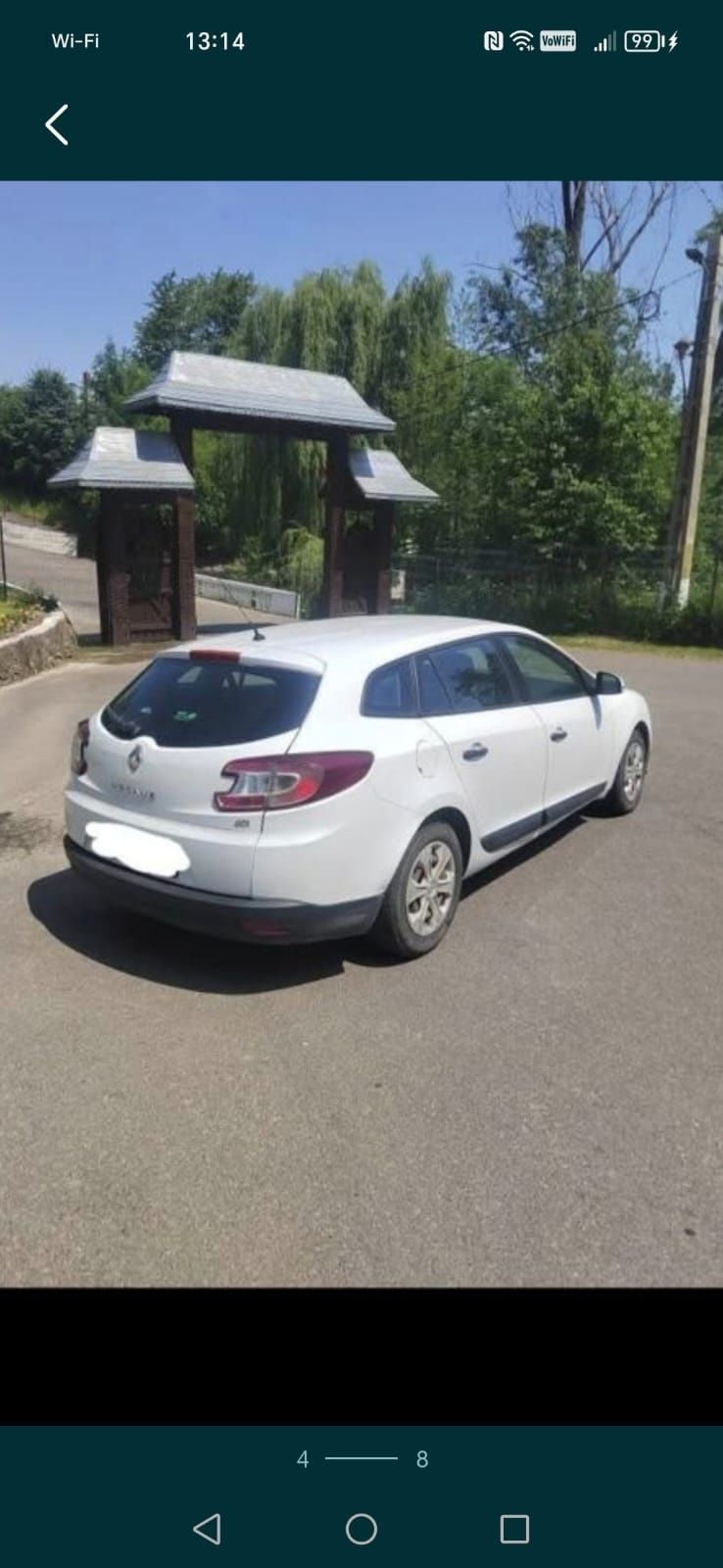 Vând Renault Megane 3,an 2012, euro 5, motor 1.5 diesel