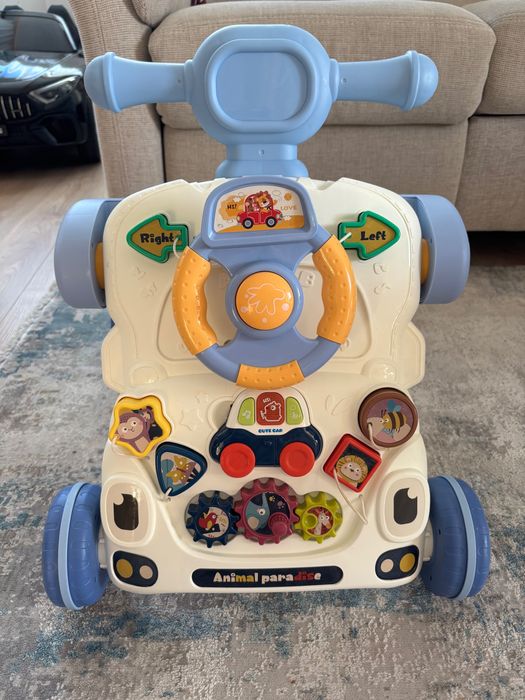 5 в 1 многофункционална уокър, тротинетка, маса за активност