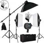 Kit Complet Lumina Continua Softbox - 2 seturi lumini foto fără becuri