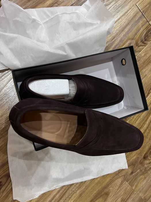 Мужские замшевые лоферы (47 размер)