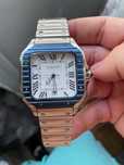 Ceas Cartier santos de Cartier Sapphire