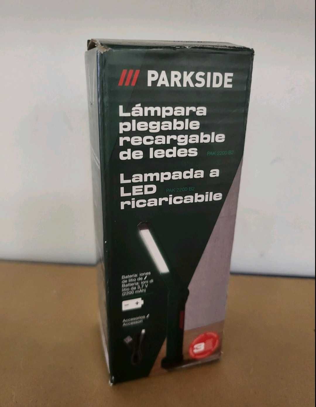 Parkside акумулаторнa сгъваема лампа 4 V-800 Lm