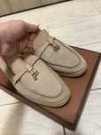 Loro piana мокасини 37 бежови nude