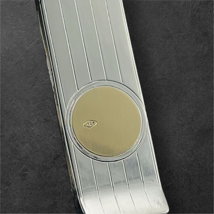 Щипка за пари със сребри и злато 18к