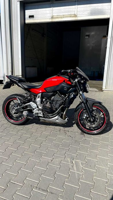 Yamaha MT07 ABS 7800KM, evacuare MIVV