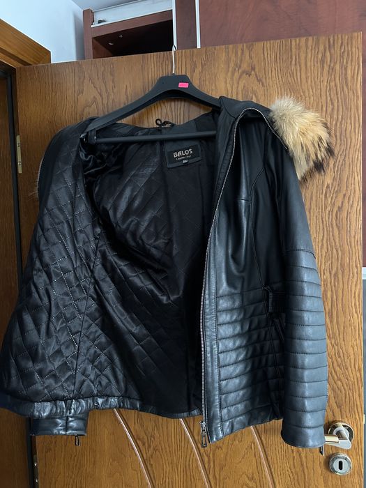 Дамско Кожено Яке L