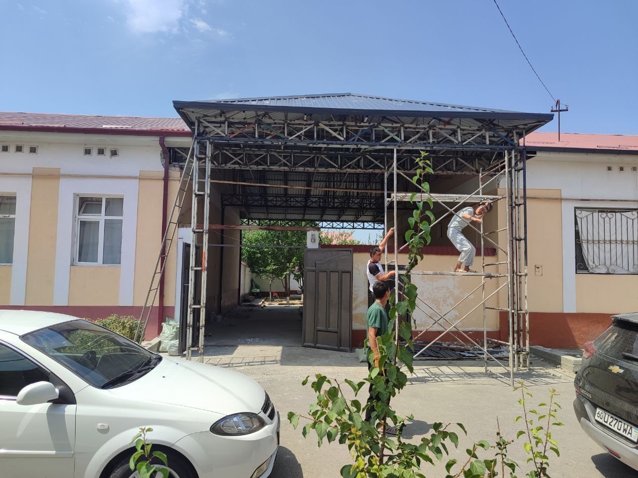Том йопамиз Узбекистан буйлаб #кантинер #том #навес
