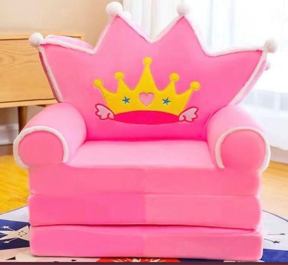 Кресло плюшевая радость принцесса, обивка полиэстер 50х40х40 см
