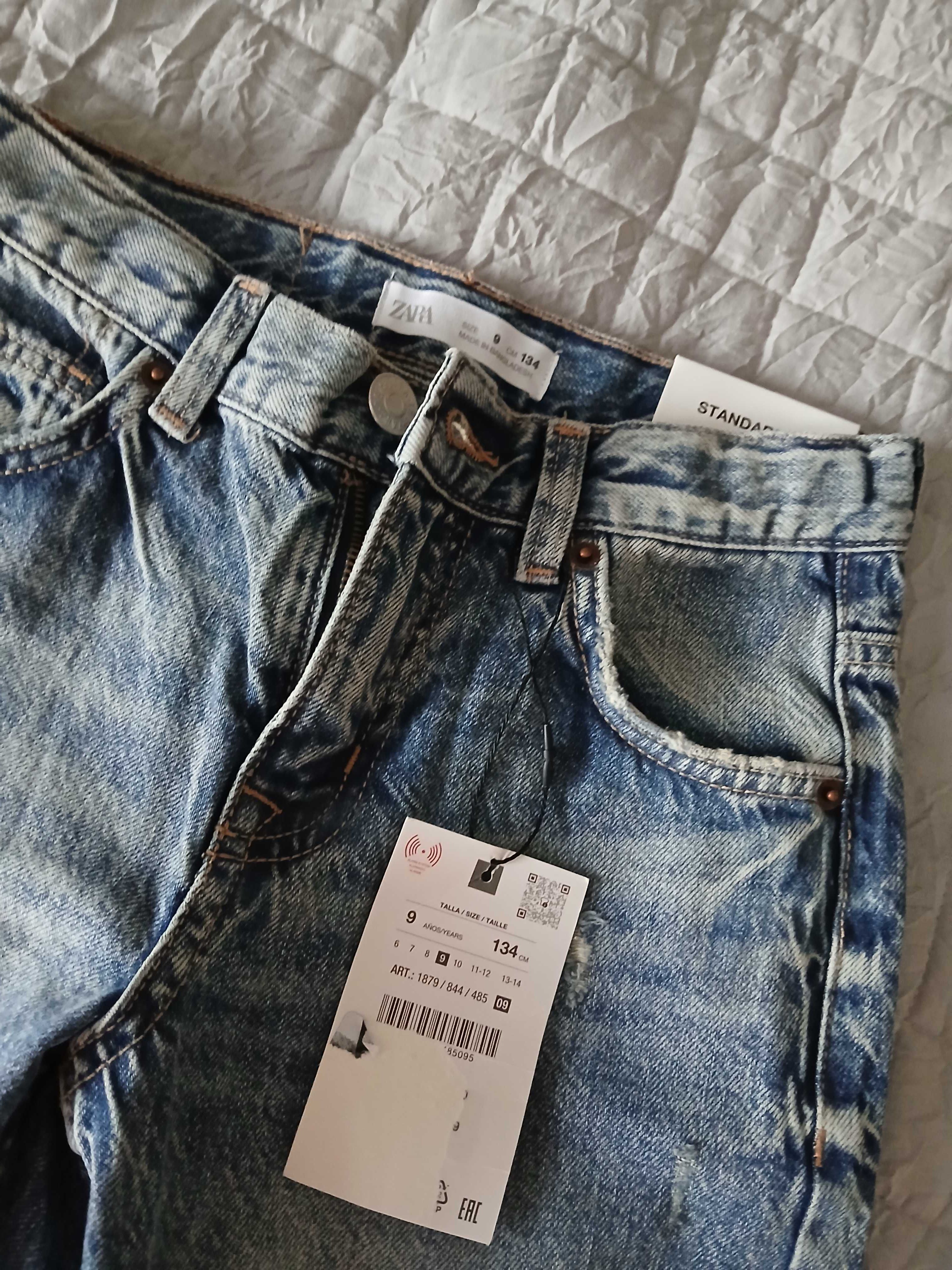 Дънки Zara нови 134 за момче