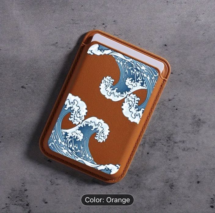 Магнитен портфейл за телефон “Great Wave” (5 цвята)