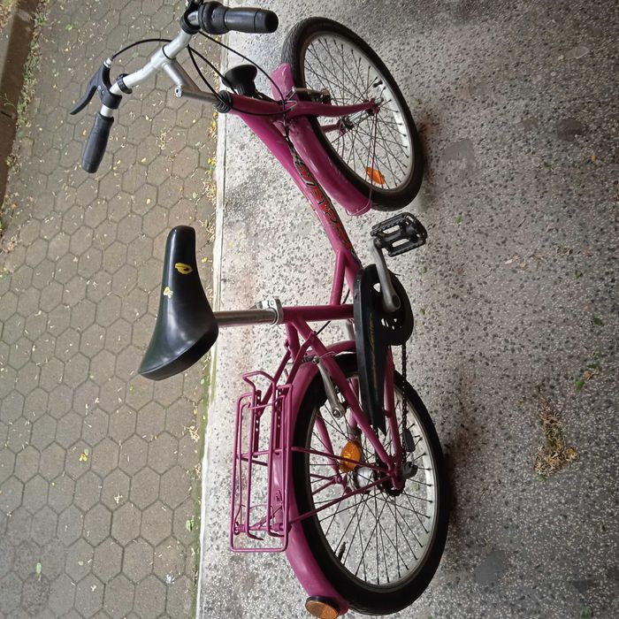 Детски велосипед за момиче 20 цола,отлично италианско Pegasus, розово