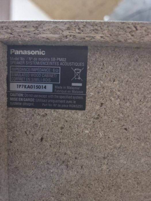 Vând sistem audio Panasonic