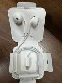 Casti cu microfon Apple EarPods, Lightning, White