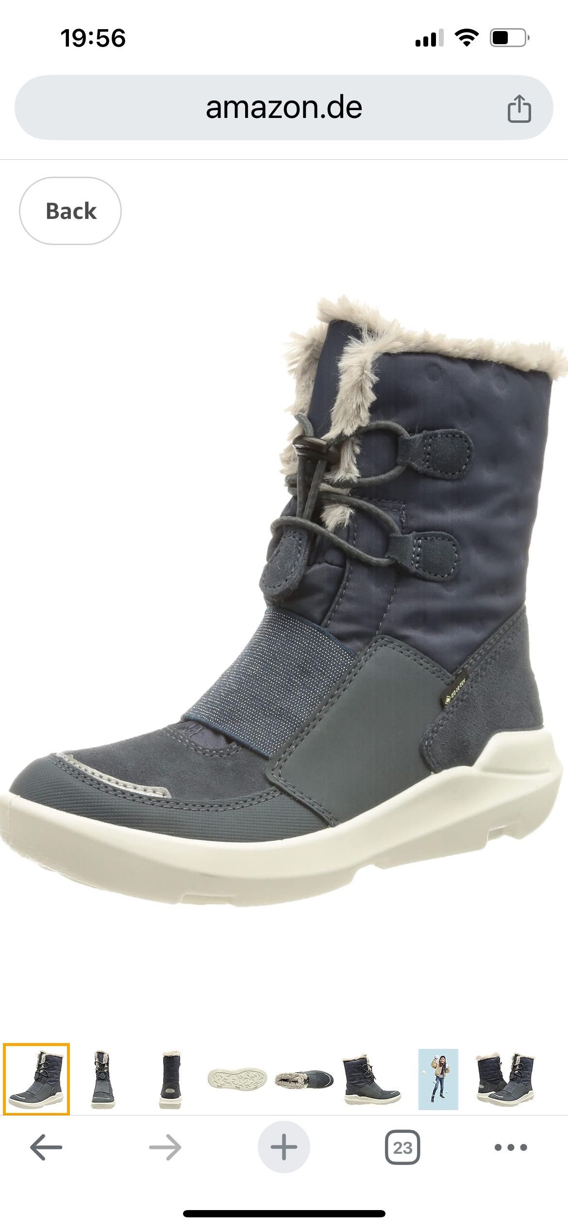 Ботуши Superfit Goretex 36