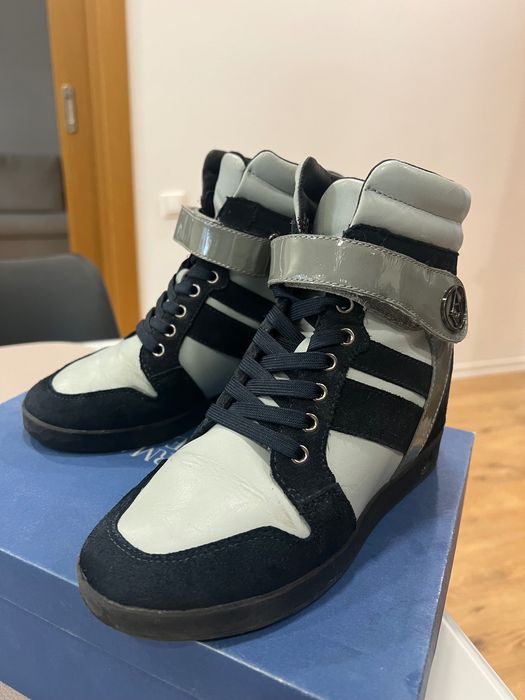 Sneakersi cu platforma Armani Jeans masura 38