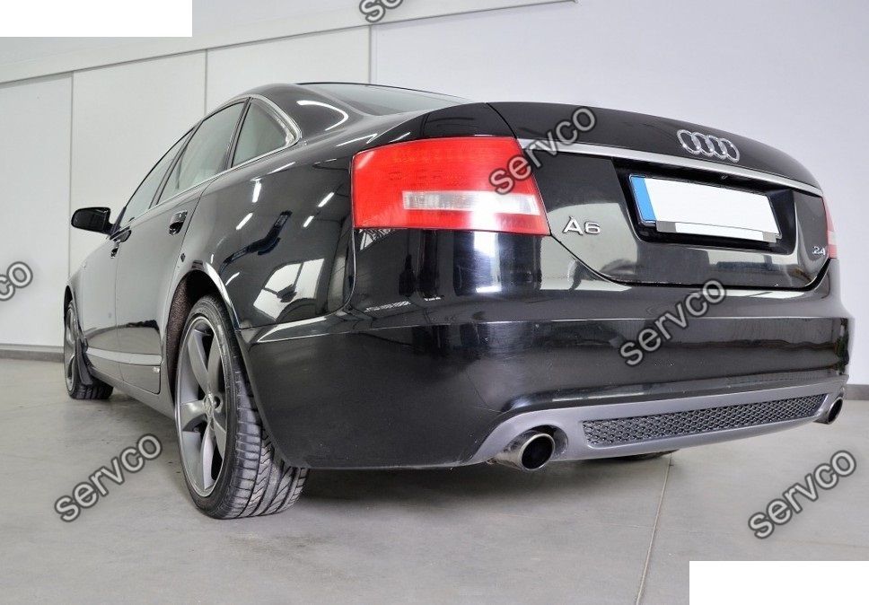 Prelungire spoiler tuning sport bara spate Audi A6 C6 Sline S6 Rs6 v3