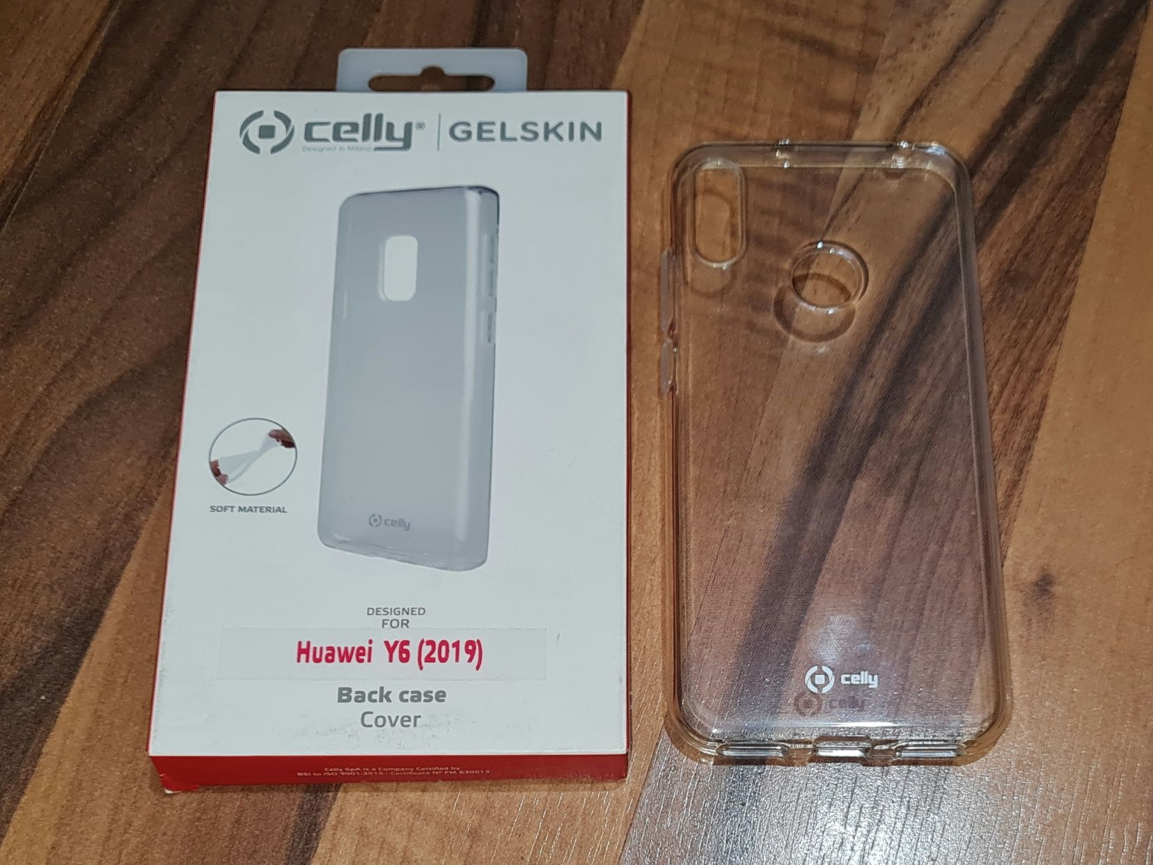 Husa silicon originala Celly Gelskin Back Case Huawei Y6 2019 Y6s 2019