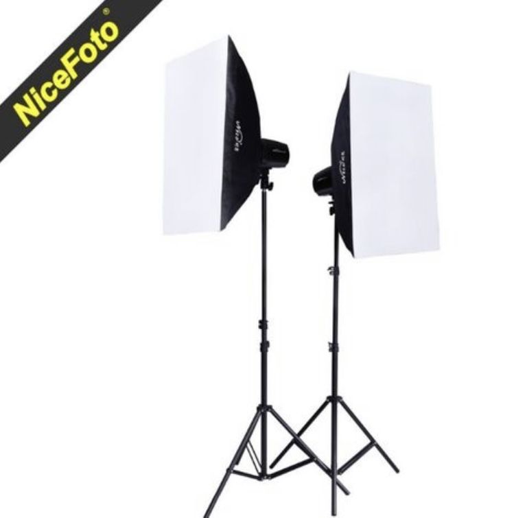 Kit profesional blițuri studio NiceFoto cu TB-300   300W