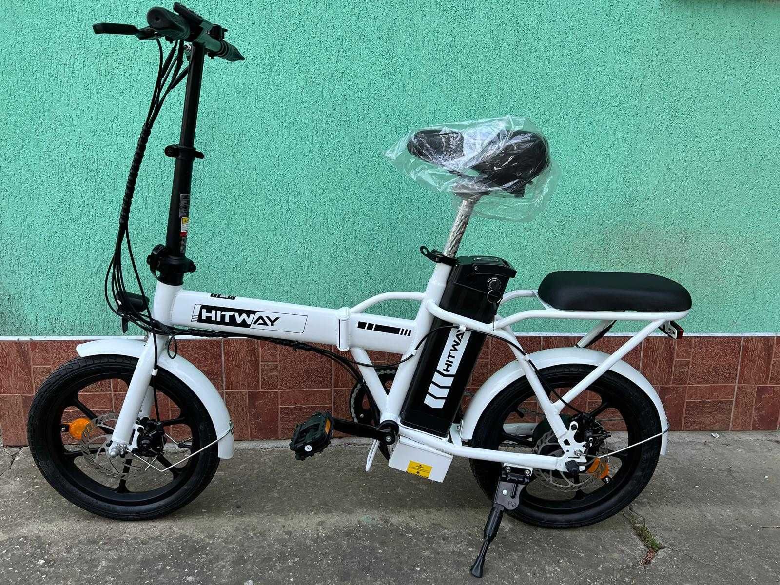 Bicicleta electrica hitway pliabila