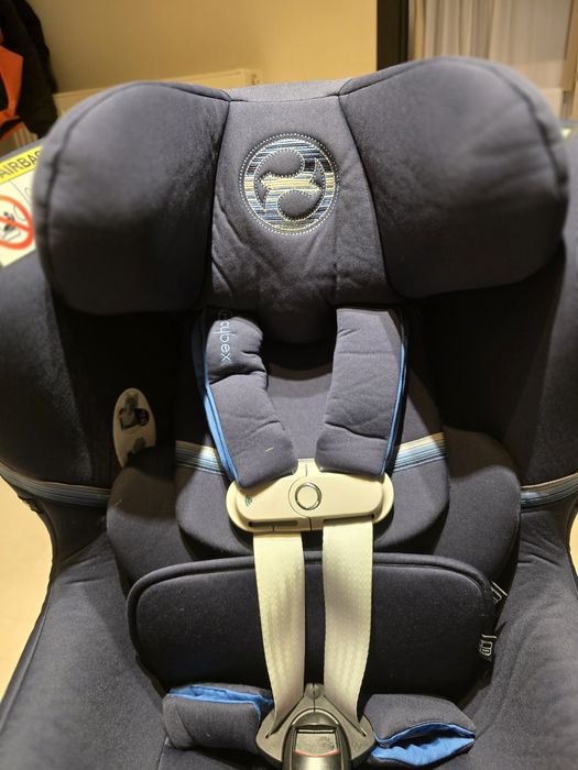 Scaun auto ISOFIX i-Size Cybex Sirona S cu Sensorsafe inclus, Navy Blu