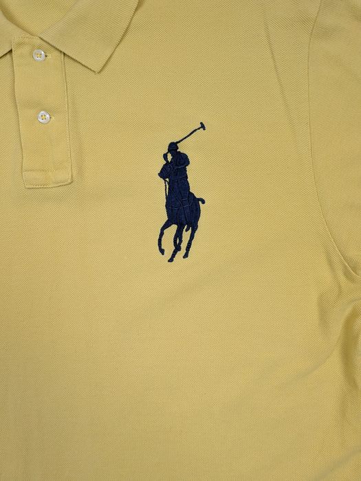 Tricou polo Ralph Lauren clasic vintage Y2K custom fit mărimea XXL