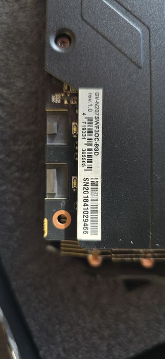 Placa Video Gigabyte 2070 Super 8Gb Garantie