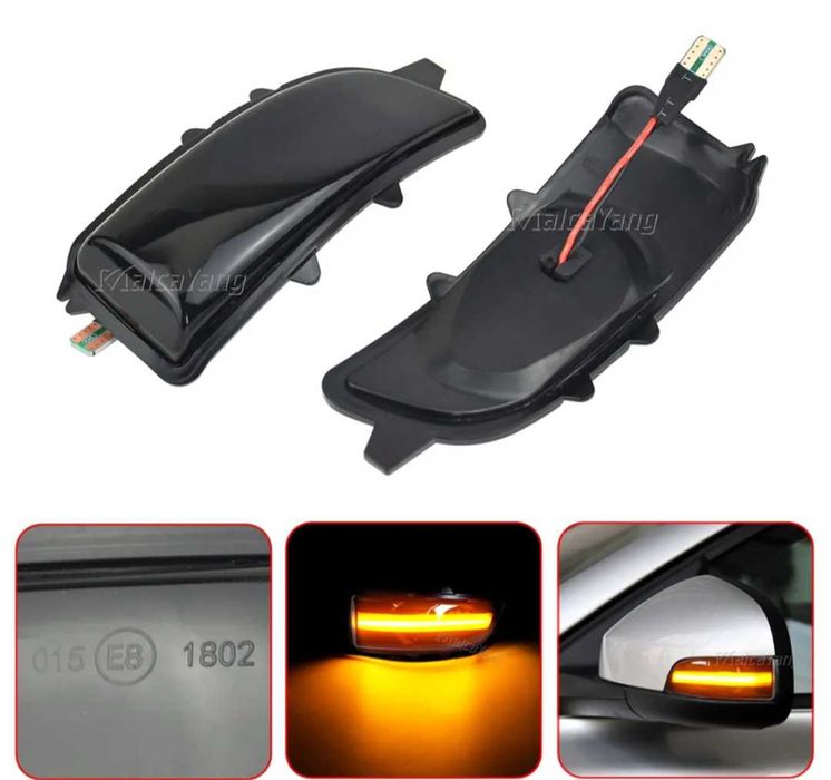 Динамични (бягащи) мигачи за огледалата за Волво Volvo