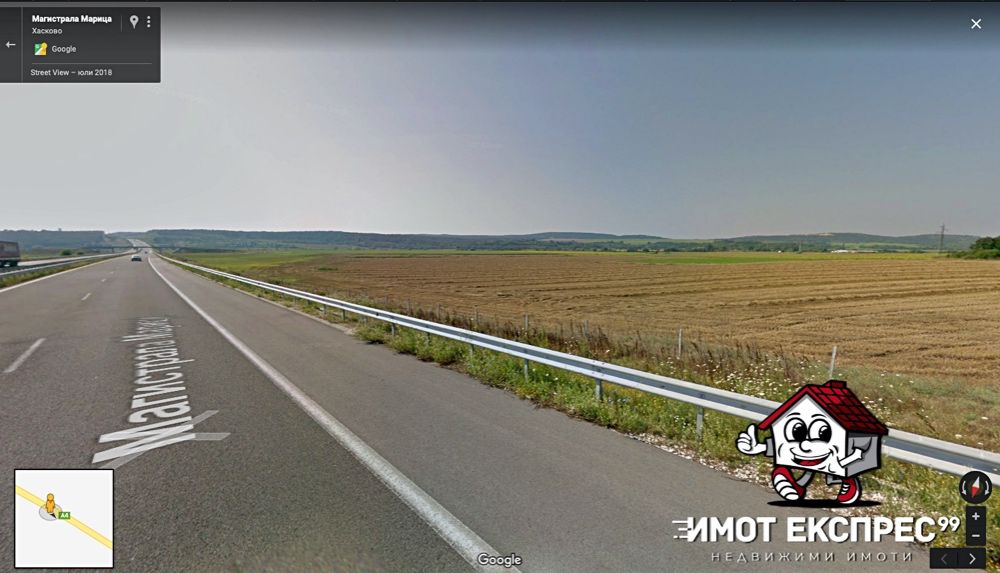 Земеделска земя, първа линия, Автомагистрала "Марица"
