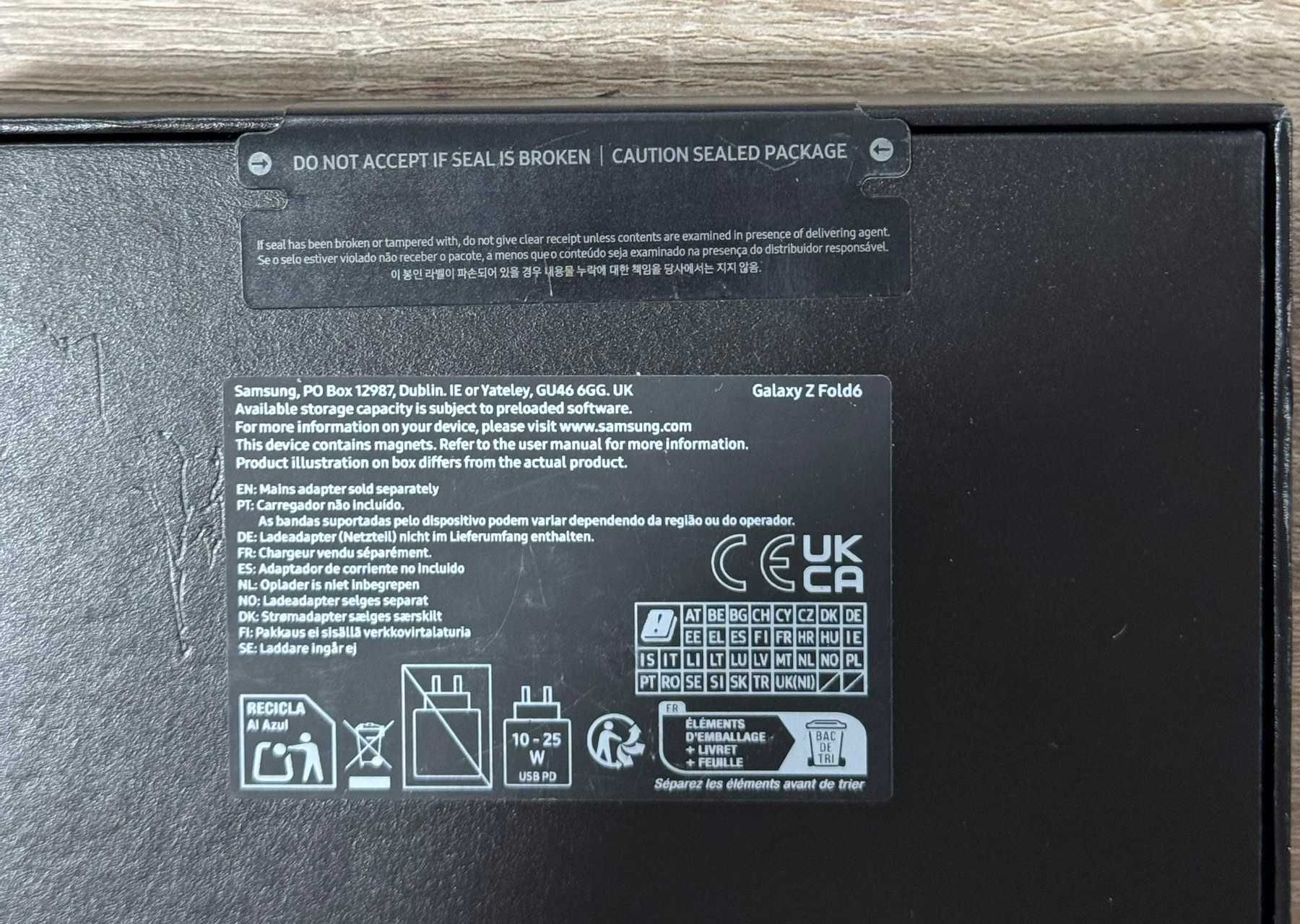 Samsung Galaxy Z fold 6  12/256gb