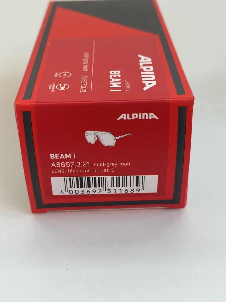 Alpina HAWKEYE – Black Matt / Clear Lens Cat.0