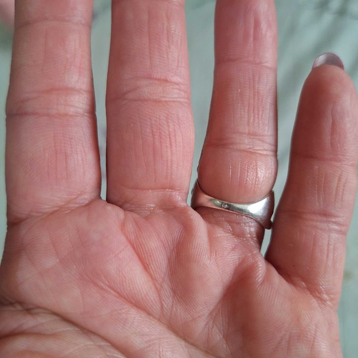 Сребърен пръстен две в едно