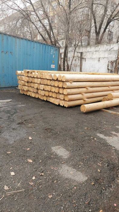 Оцилиндрованный  брус 160, 180,  200, 220 мм.