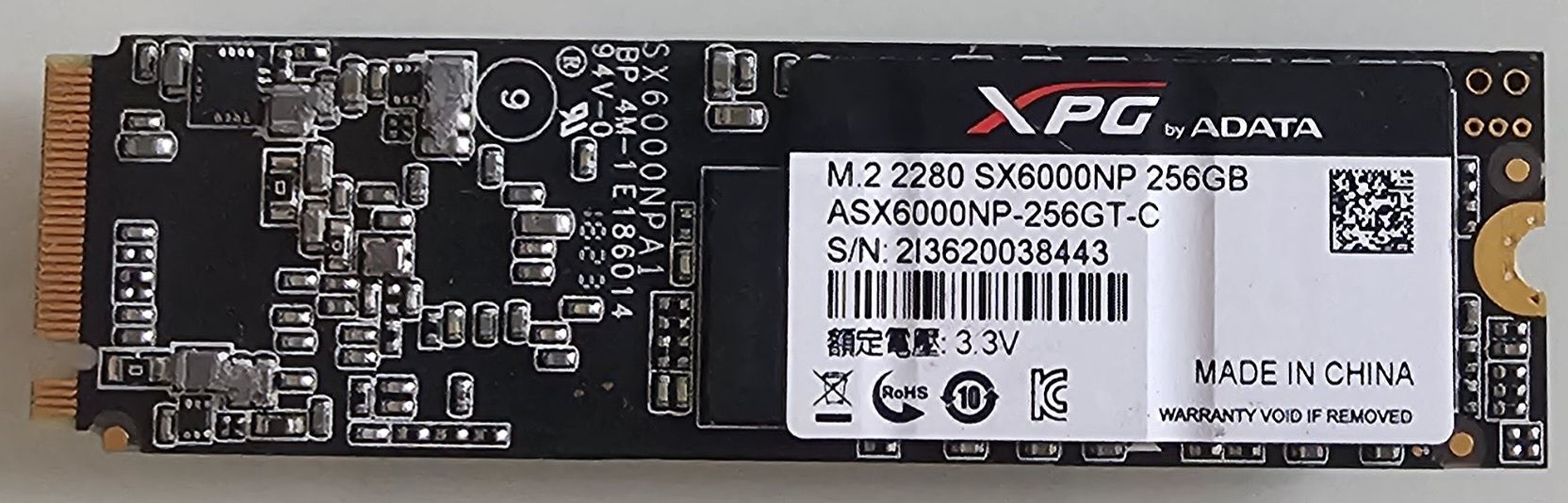 SSD 256GB XPG adata