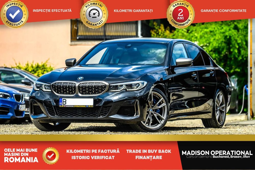 BMW Seria 3 BMW M340i xDrive Mild Hibrid - 374cp - Faruri Laser, Head Up, Piele