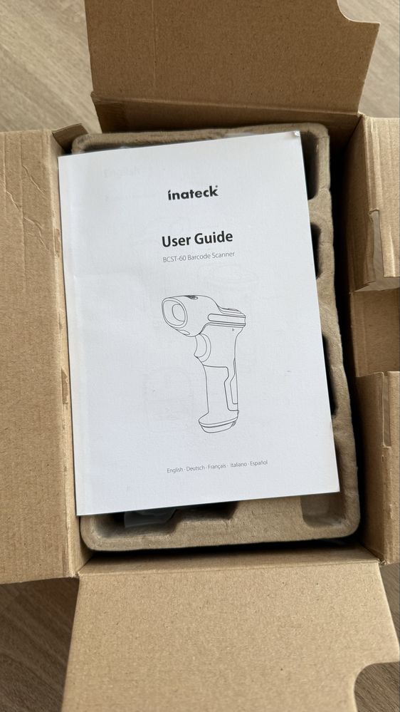 Баркод четец Inateck BCST-60 BK