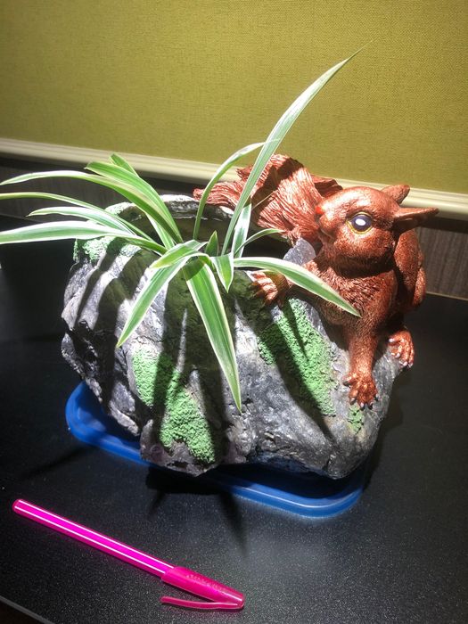 Хлорофитум в ретрогоршочке