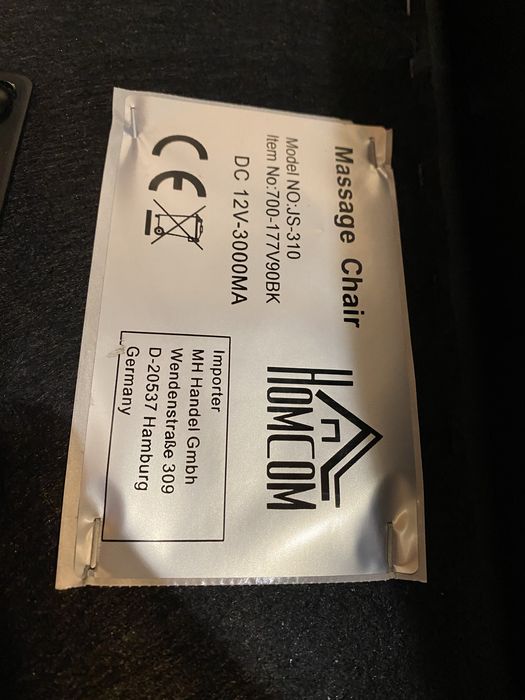 Масажен кожен фотьойл с табуретка, опция сън