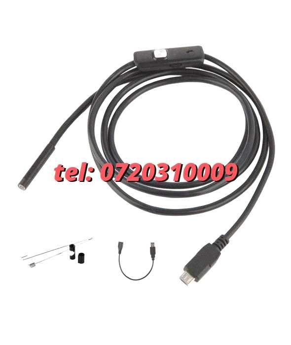 Camera Endoscop Foto Video Diametru 55mm Cablu 2m Waterproof