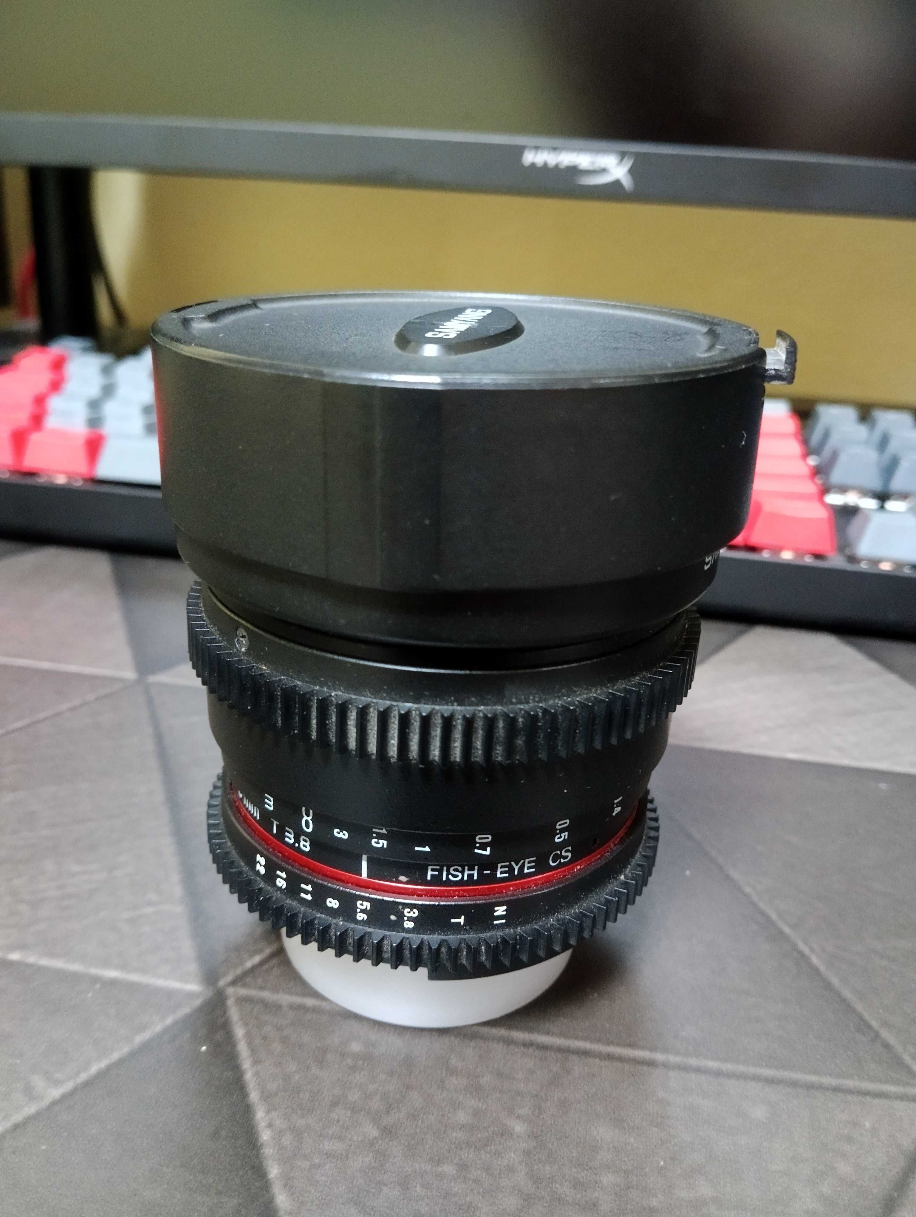 Обектив SAMYANG 8MM T/3.8 VDSLR FISHEYE за Nikon