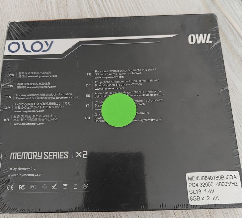 G.Skill 16gb (2x8gb) Oloy 16gb (2x8gb)