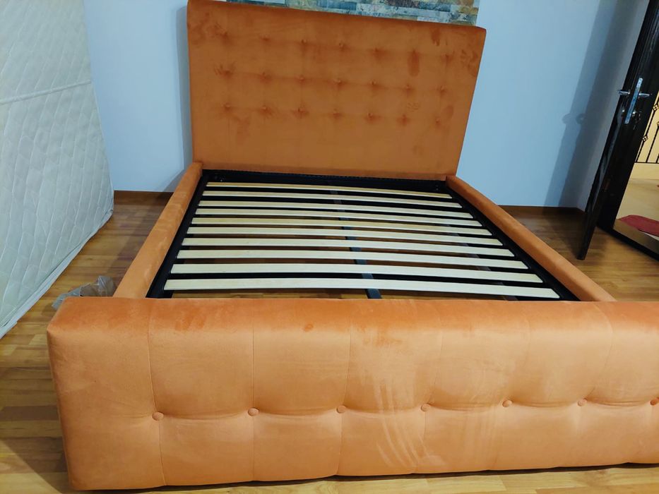 Pat rezistent cu lada de depozitare si garantie 1350 lei