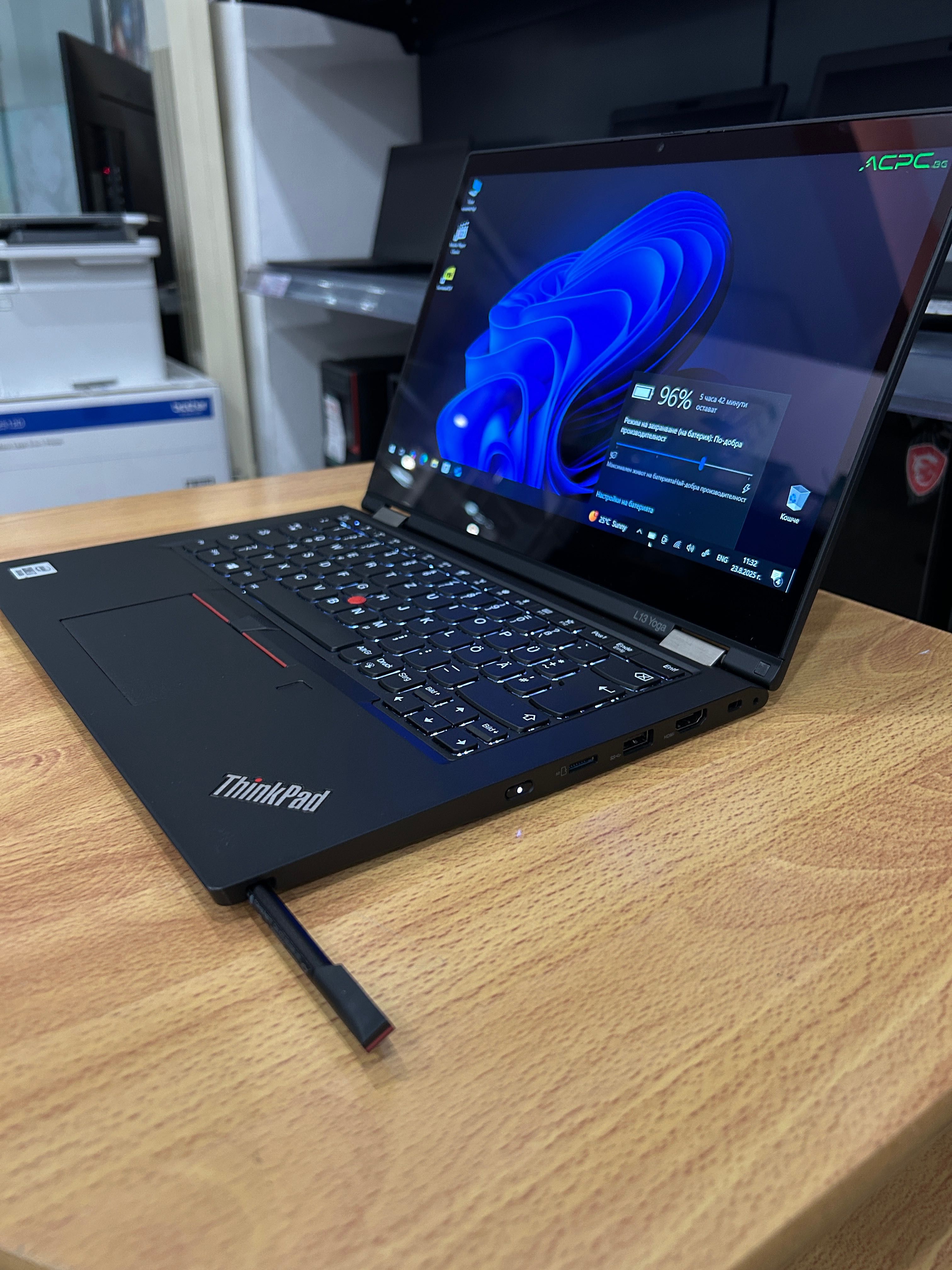 Като нов! Лаптоп Lenovo L13 Yoga i7/16GB RAM/512GB с 3 мен. гар.! ТЪЧ