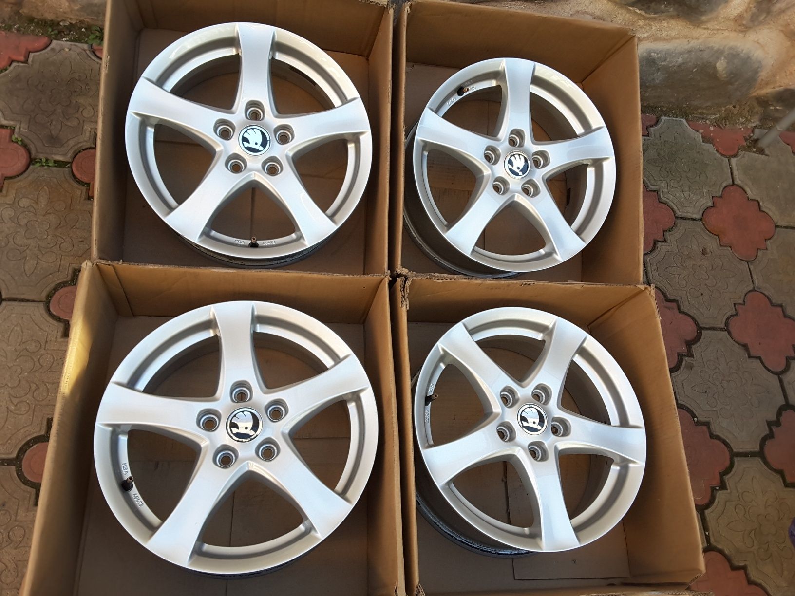 jante aliaj 16, 5x112; Skoda Octavia 2, Octavia 3, Octavia 4