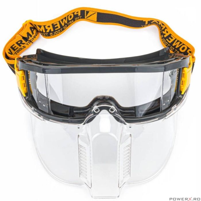 Ochelari de protectie anti-aschii, de lucru, cu masca ventilata,