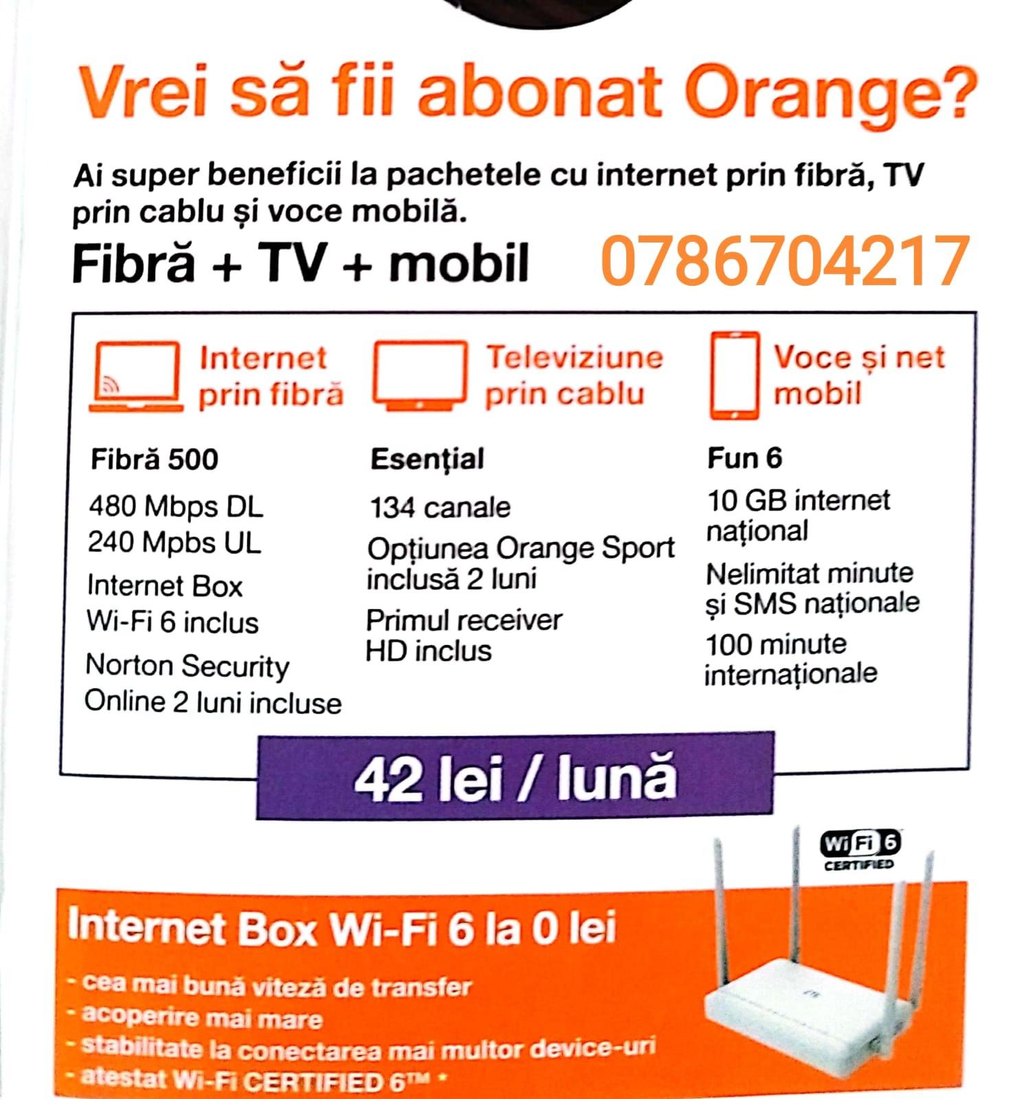 Internet si televiziune prin fibra optica!
