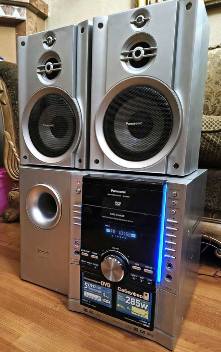 PANASONIC Музыкальный центр 2.1.сабвуфер Bluetooth
