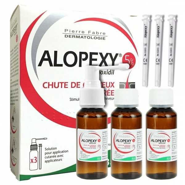 Alopexy minoxidil 5%  stimuleaza cresterea parului 3x60ml