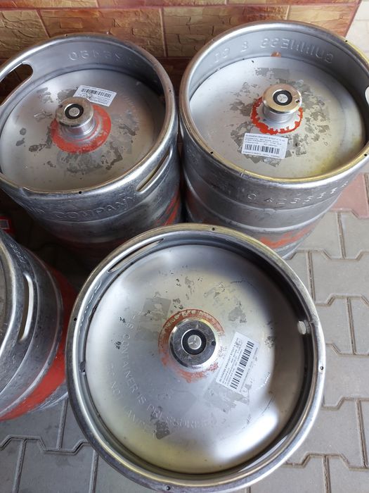 Butoi bere 50 l,inox, inchidere cu ciuperca