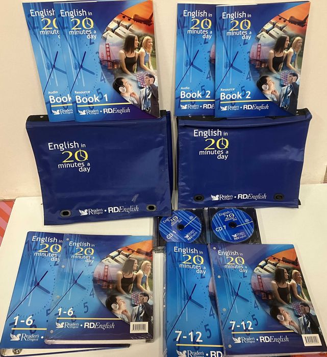 Комплект "Английски език за 20 минути на ден – Части 1  и 2