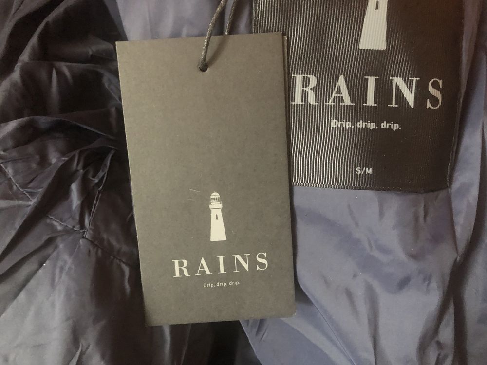 Rains Boxy Puffer Jacket ОРИГИНАЛНО дамско яке - S-M